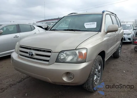 2004 Toyota Highlander V6 z USA, uszkodzony, nr VIN JTEEP21A140060181